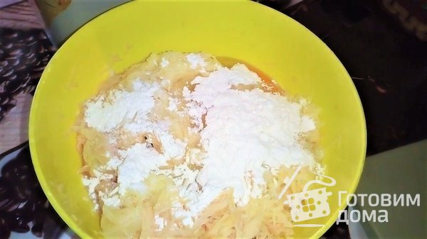 Картофельный пирог на сковороде. Быстрый завтрак на скорую руку фото к рецепту 1