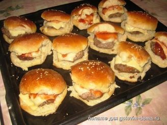 Булочки для гамбургеров усовершенствованные