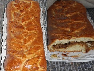 Кулебяка с капустой