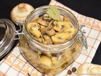 Маринованные шампиньоны (быстрый способ)