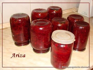 Свекла в аджике