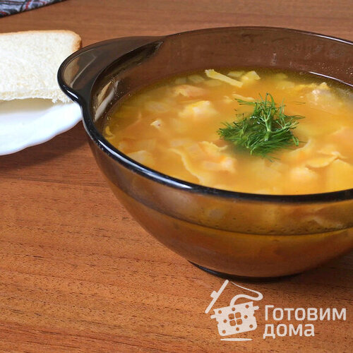 Гороховый суп с копченой грудинкой