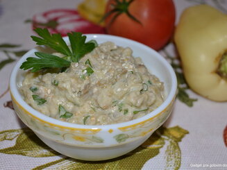 Патлыджан эзмеси - баклажановая закуска