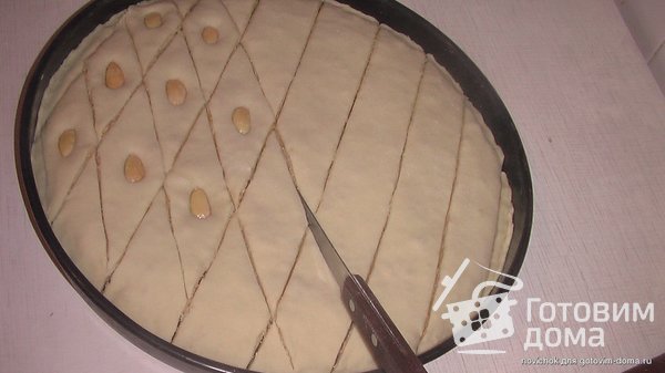 Пахлава ханская, трехцветная (из миндаля,фисташек и грецких орехов) фото к рецепту 7
