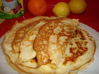 Блинчики кокосовые