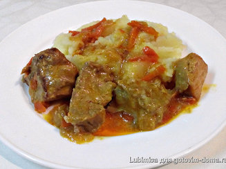 Либжэ (мясо по-кабардински)