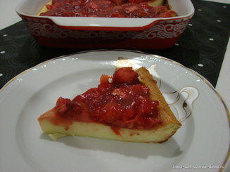 Клубничный сырник