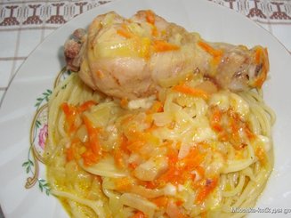 Курочка в сырном соусе