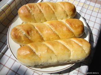 Мини-багеты с чесночным маслом
