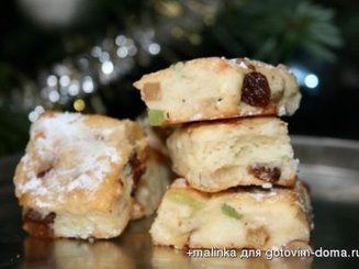 Рождественское  немецкое печенье "Mini-Stollen"