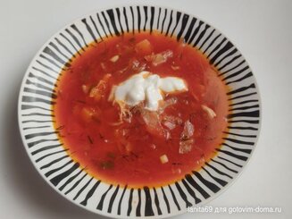 Борщ диетический