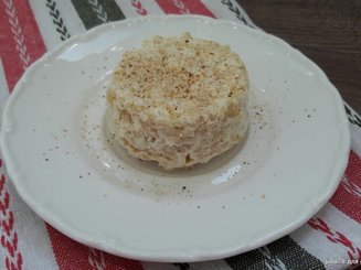 Творожно-яблочное суфле из микроволновки