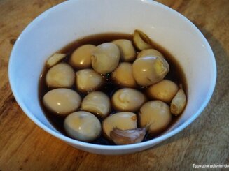Кэран чанчорим (계란장조림)  Корейская закуска из яиц