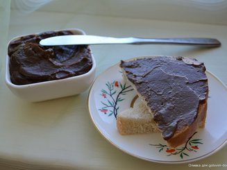 Шоколадный пудинг/крем из банана и авокадо