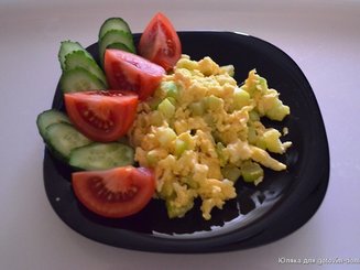 Омлет с кабачками