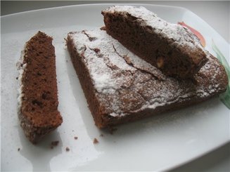 Сочный шоколадный кекс