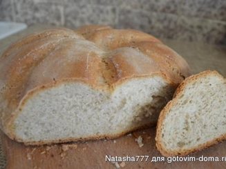 Деревенский ржаной хлеб на дрожжах