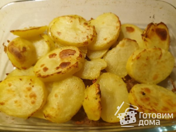 Картофель по-деревенски с грибами и луком фото к рецепту 7