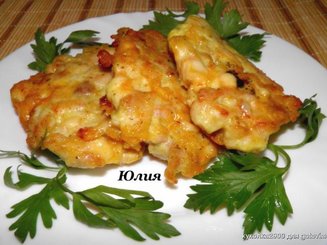 Куриные оладушки с сыром