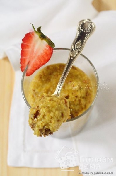 Porridge Dessert - Овсянка-десерт с изюмом и орехами фото к рецепту 1