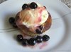 Маффины с черникой и мороженым