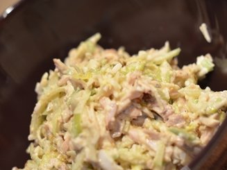 Салат "Ташкент". Из зеленой редьки и мяса