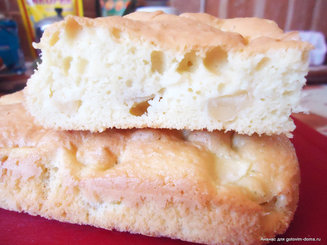 Шарлотка с яблоками