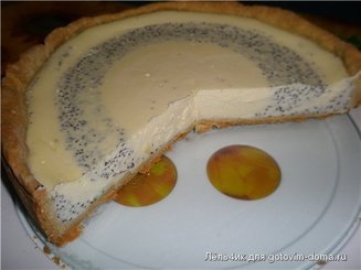 Творожный пирог "Маковый мрамор"