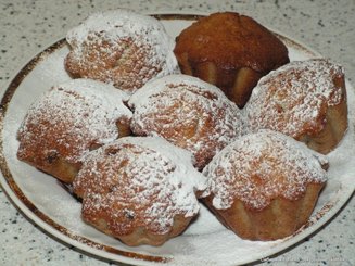 Кексы "Зимний ангел"
