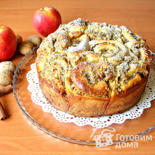 Пирог из «розочек» с вкуснейшей начинкой