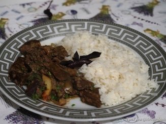 Куриная печень с яблоками