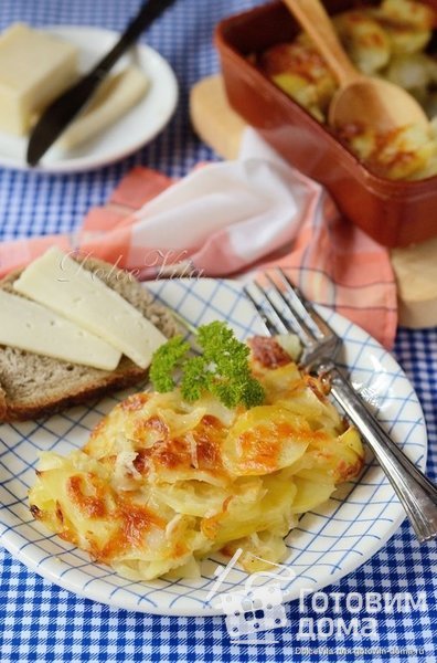Pan Haggerty - Картофель, запечённый с сыром и луком фото к рецепту 2