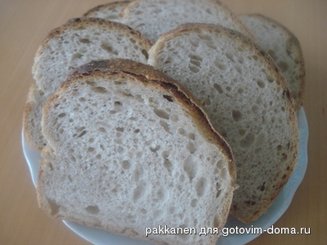 Пшеничный хлеб на ржаной закваске