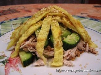 Салат "Куриная горка"