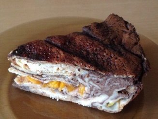 Шоколадный блинный торт