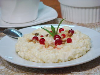 Пшенная каша с творогом