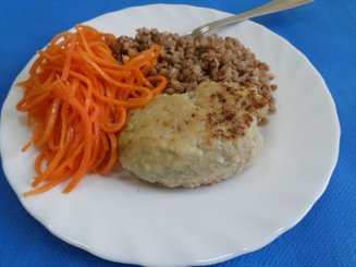 Куриные котлеты с творогом