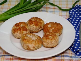 Куриные котлеты с творогом