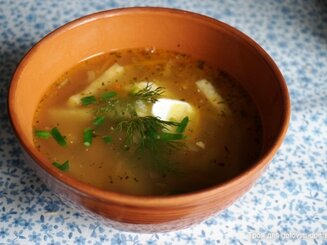 Калья старорусская из курицы