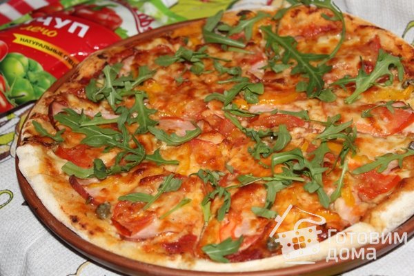 Пицца с окороком по-махеевски фото к рецепту 9