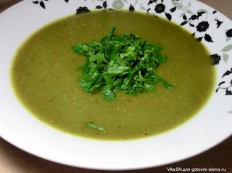 Суп-пюре с овощами и грибами (без масла)