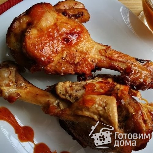 Запеченная индейка с тыквенным соусом
