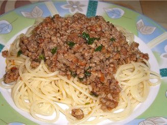 Спагетти с соусом "А-ля Болоньезе"