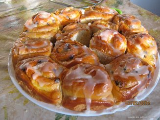 Булочки-бриоши с кремом патисьер