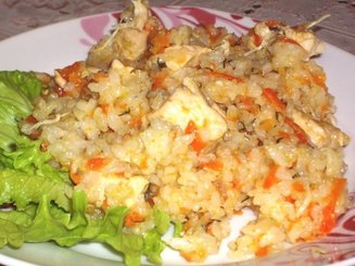 Рис с курицей по-египетски