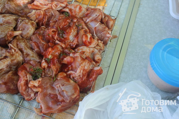 Куриное филе в татарском кетчупе на решетке гриль фото к рецепту 4