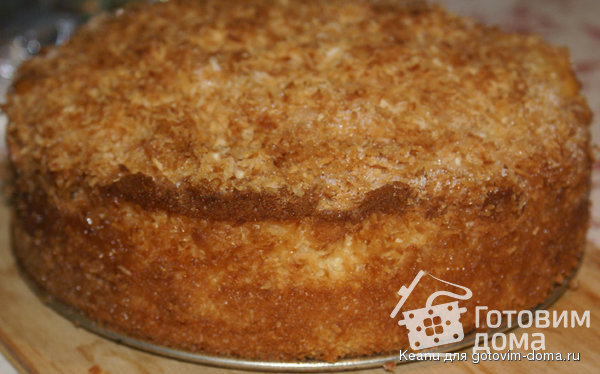 Кокосовый пирог на пахте (Kokos-Buttermilch-Kuchen) фото к рецепту 1