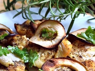 Рыба с яблоками