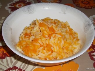 Тыквенная каша с рисом