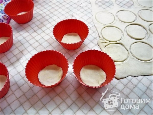 Корзиночки с салатом &quot;Солнечная креветка&quot; фото к рецепту 2